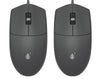 MOVETECK 2 Pack Wired Computer Mouse PC USB Scroll Wheel Optic 1.3m Cable Windows 1600 DPI NG6044x2 