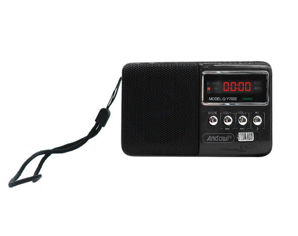 Portable Rechargeable FM Radio Mini Wireless Speaker Mega Bass TWS Expandable S722 