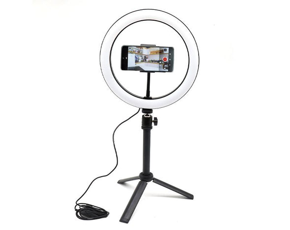 26cm Fill Light Ring Tripod Photo Video Conference Chat Selfie RINGFILL