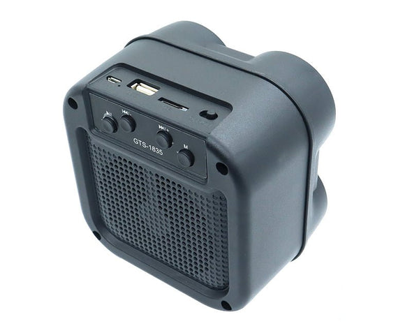Mini Bluetooth Speaker with LED Lights FM Radio Rechargeable Battery S907 