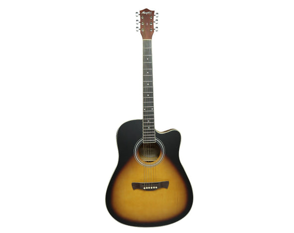 Freedom 41" Semi Acoustic Guitar Built-In Pickup Steel String 41"SEMIACOUSTIC2 Sunburst