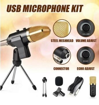 USBMIC- CONDENSER MICROPHONE SET – Precision Audio Wholesale