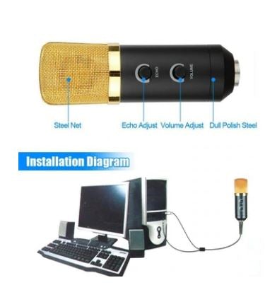 USBMIC- CONDENSER MICROPHONE  SET