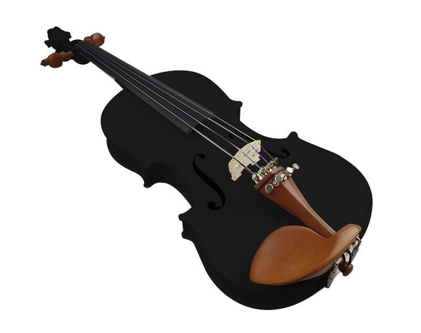 Three Quarter Size Acoustic Violin 3/4 with Case Bow Rosin Bridge Microtuners MV100-3/4