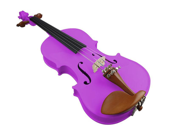 Three Quarter Size Acoustic Violin 3/4 with Case Bow Rosin Bridge Microtuners MV100-3/4