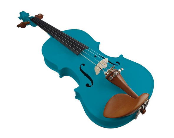 Three Quarter Size Acoustic Violin 3/4 with Case Bow Rosin Bridge Microtuners MV100-3/4