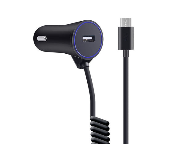Car Charger with Micro-USB Cable and USB Input CS503