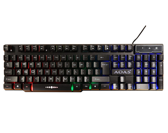 **BULK SPECIAL** BOX OF 8 RGB Four Piece Gaming Set Keyboard Mouse Pad Headphones S750