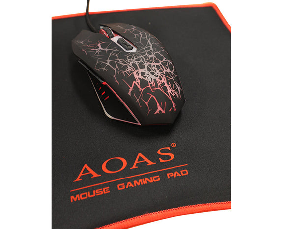 **BULK SPECIAL** BOX OF 8 RGB Four Piece Gaming Set Keyboard Mouse Pad Headphones S750